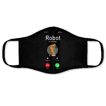 Discover Robot Robotics Engineer Phone Face Masks