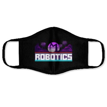 Discover Robot Robotics Engineer Retro Face Masks