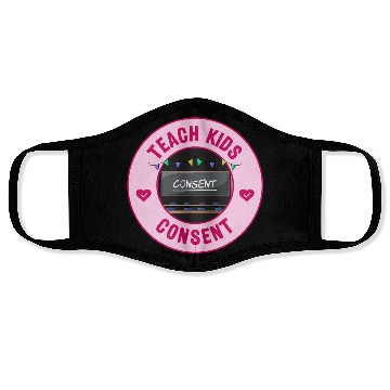 Discover Teach Kids Consent - Sexual Education Face Masks