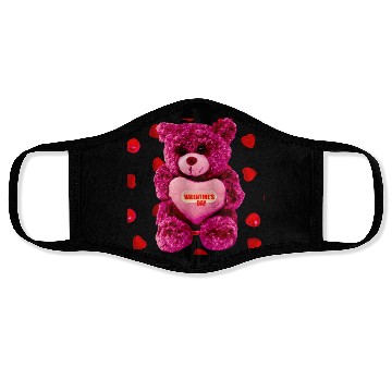 Discover Lovely Valentine's Day Teddy Bear Face Masks