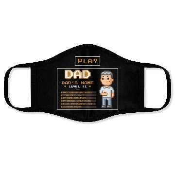 Discover play dad - father's day gift Face Masks