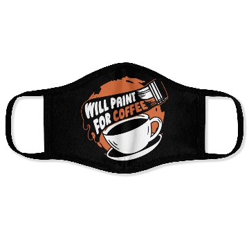 Discover Painter Painting Coffee Face Masks