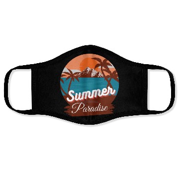 Discover Summer paradise Face Masks
