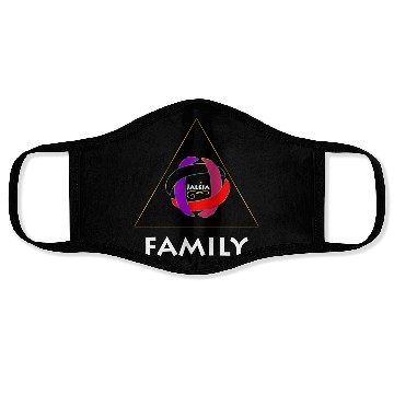 Discover FAMILY - WHITE PRINT Face Masks