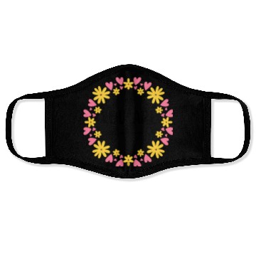 Discover You Are Enough - Flower Crown Face Masks