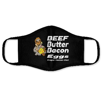 Discover Beef,Butter,Bacon & Eggs Hardcore Carnivore Face Masks