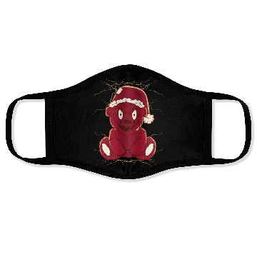 Discover Scary smiling teddy-bear Scary smiling teddy-bear Face Masks