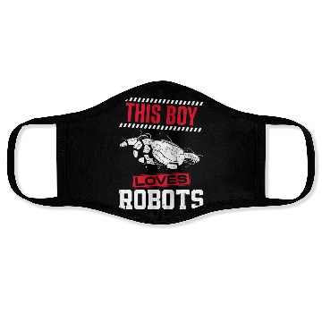 Discover Robot Robotics Engineer Boy This Face Masks