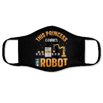 Discover Robot Robotics Engineer Female Face Masks