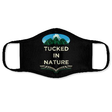 Discover Tucked in Nature Camping Wildlife Camper Outdoor H Face Masks