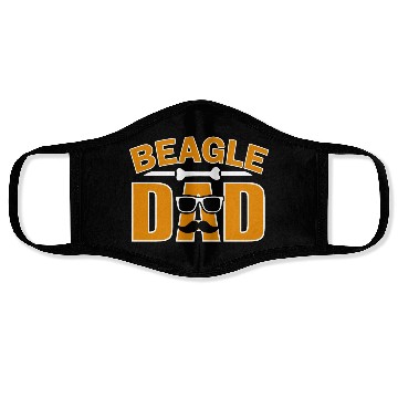 Discover Beagle dad for dad dog lover Face Masks