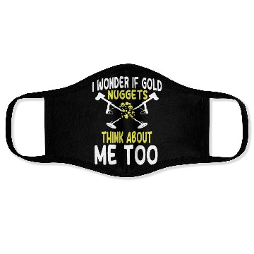 Discover Funny Metal Detecting Saying Face Masks