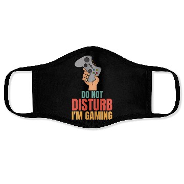 Discover Do Not Disturb Im Gaming Face Masks - Perfect for Dad