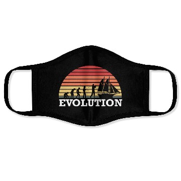 Discover Sailing Evolution Captain Sailing Anchor Ship Face Masks