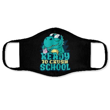 Discover Ready to Crush School funny School Design Face Masks