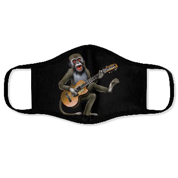 Discover Guitar monkey Face Masks