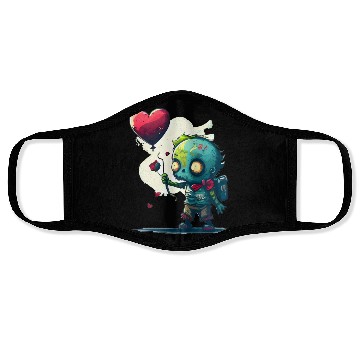 Discover Cute Zombie Lost Heart Ballon Face Masks