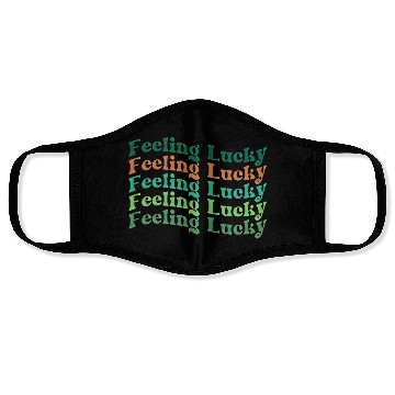 Discover Feeling Lucky Gift, St Patrick's Day Face Masks