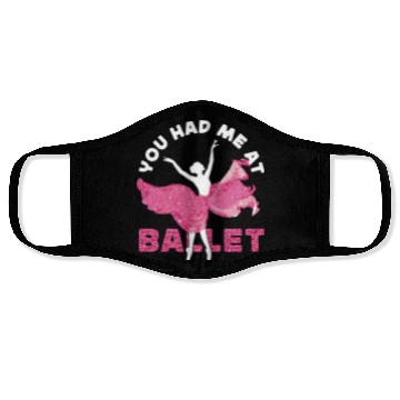 Discover Ballet Dancer Dance Girl Ballerina Face Masks
