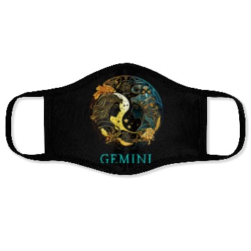Discover Embrace Your Gemini Identity: Gemini Pride Zodiac Face Masks