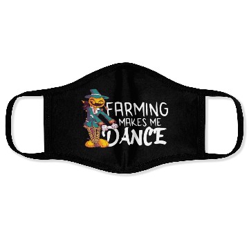 Discover Farming Makes Me Dance Dancing Pumpkin Farmer Face Masks