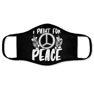 Discover Painter Painting Peace Face Masks