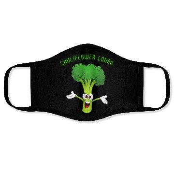 Discover Cauliflower Lover Vegetable Lover Face Masks