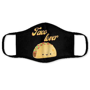 Discover Taco Lover I Love Tacos Tacos Lover Face Masks
