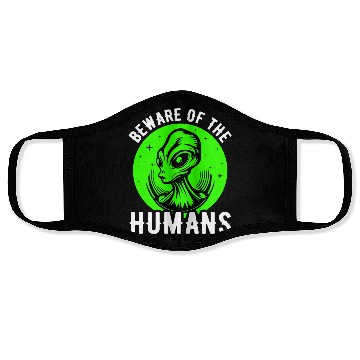 Discover Alien, Aliens, UFO, UAP, Space Unknown Flight Face Masks