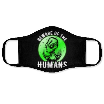Discover Alien, Aliens, UFO, UAP, Space Unknown Flight Face Masks