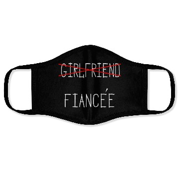 Discover Girlfriend Fiancee Couple Engagement Engaged Face Masks
