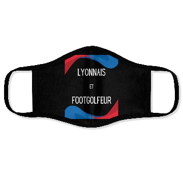 Discover Lyonnais et footgolfeur Face Masks