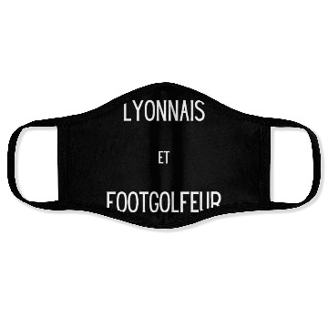 Discover Lyonnais et footgolfeur Face Masks