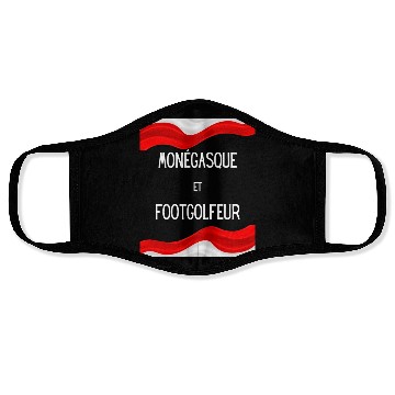 Discover Monegasque et footgolfeur Face Masks