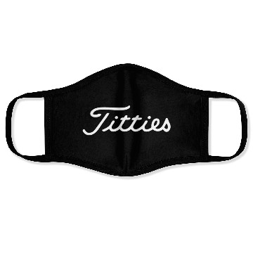 Discover funny golf titties funny saying golfer golfing Face Masks
