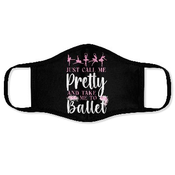 Discover Ballet Dancer Dance Girl Ballerina Face Masks