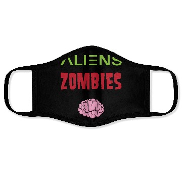 Discover Aliens vs Zombies Face Masks