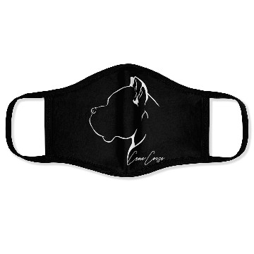 Discover Proud Cane Corso Profile dog mom Face Masks