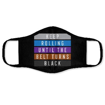 Discover Keep Rolling Jiu Jitsu idea for BJJ, Jujitsu Gift Face Masks