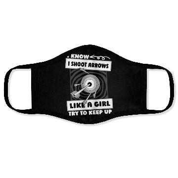 Discover Archery Girl Face Masks