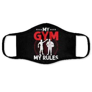 Discover My Gym My Rules Physical Education School Face Masks