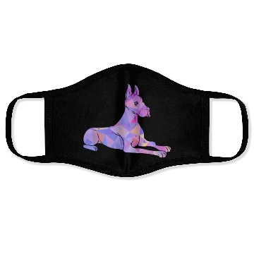 Discover Colorful Great Dane Face Masks