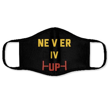 Discover never give up Coordinate's design Face Masks