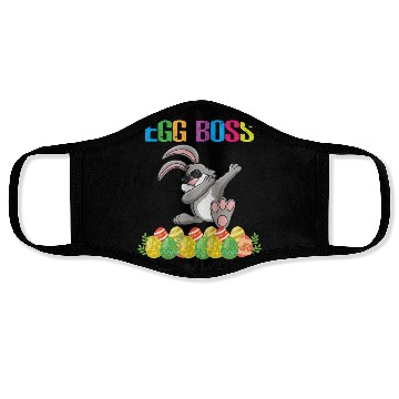 Discover Dabbing Egg Boss Easter Bunny Face Masks