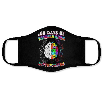 Discover Embrace Differences 100 Days Of School IEP Face Masks