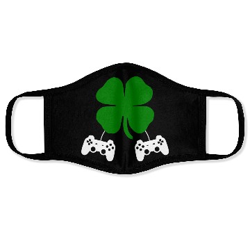 Discover Irish Gamer St Patricks Day Gift Face Masks