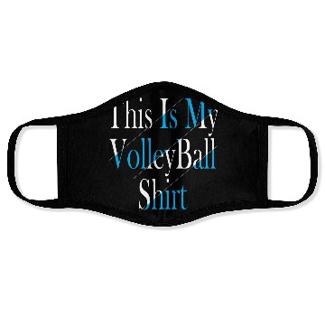 Discover This Is My Volleyball Face Masks