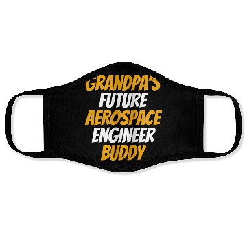 Discover Grandpa's Future Aerospace Engineer Buddy - Astron Face Masks