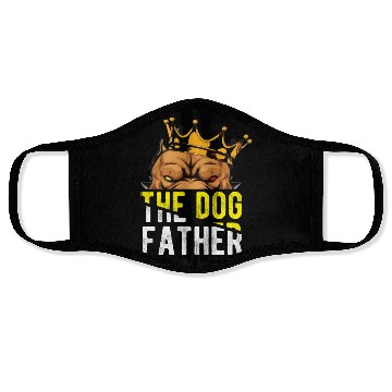 Discover The Dog Father - Pitpull Lover Face Masks