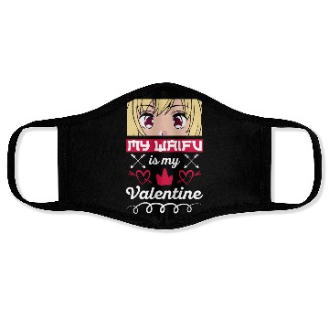 Discover My Waifu is my Valentine Anime Face Masks